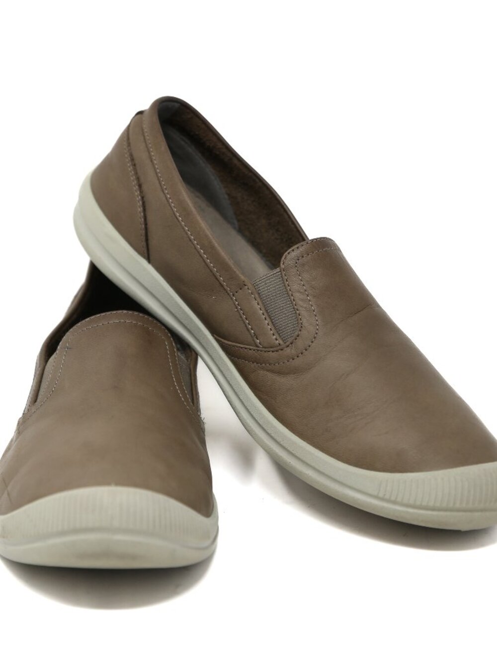 KEEN Womens Lorelai Leather Slip On Comfort Shoes Size 11 Brown Tan Luft Cell